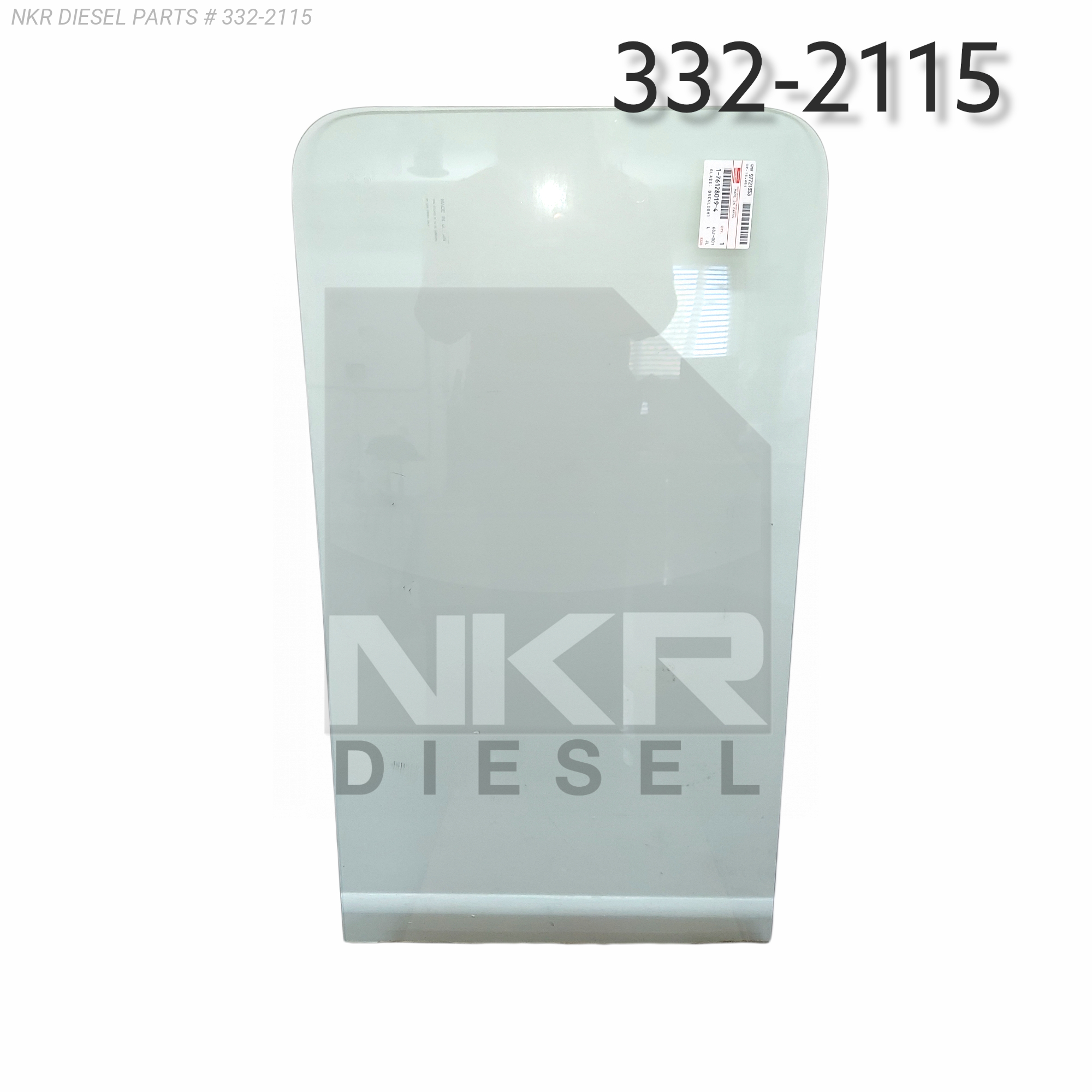Glass Backligh For Isuzu - 1761280194