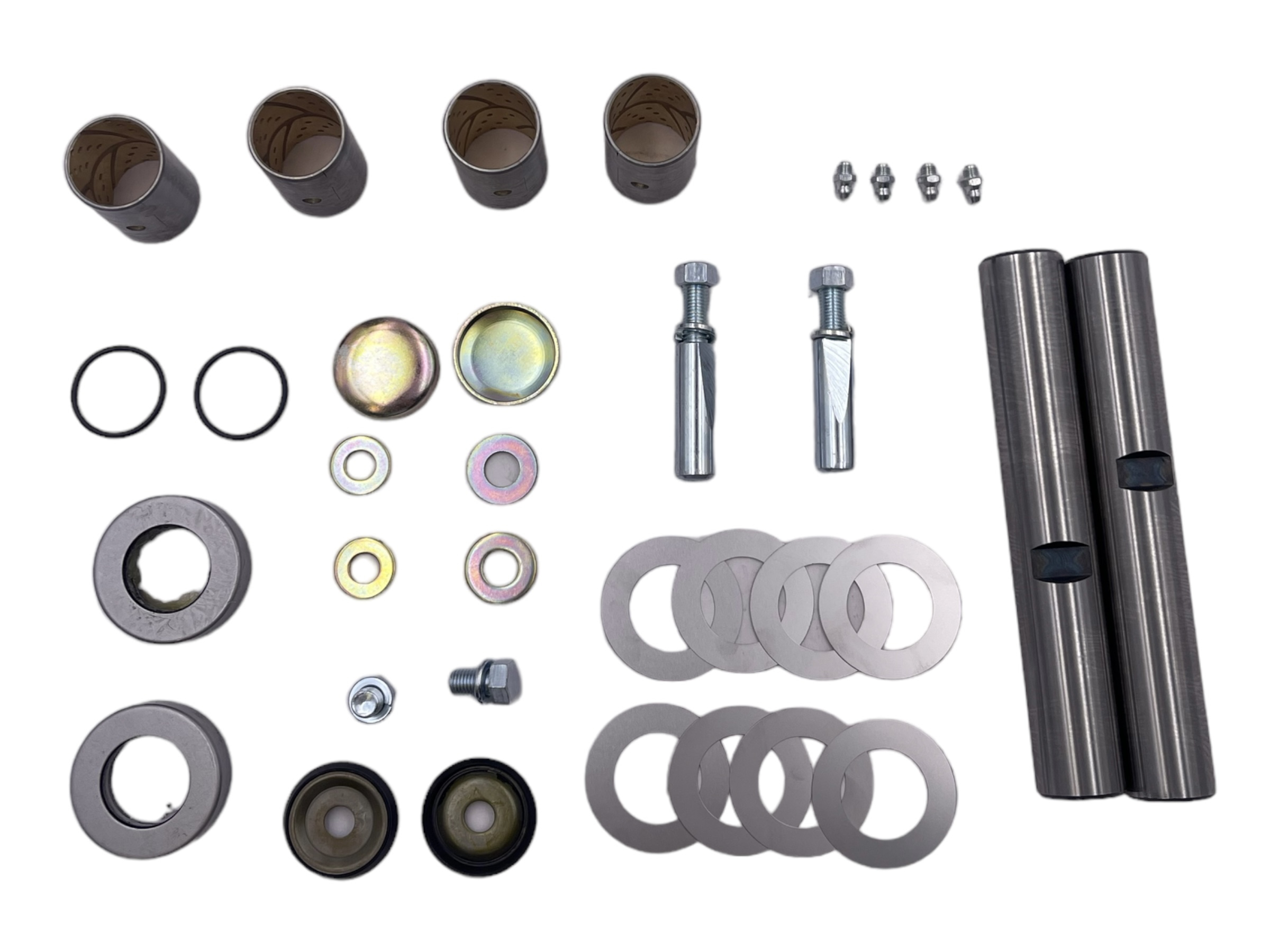 KIT DE PINES Y BUSHING PARA REPARAR EJE DE DIRECCION