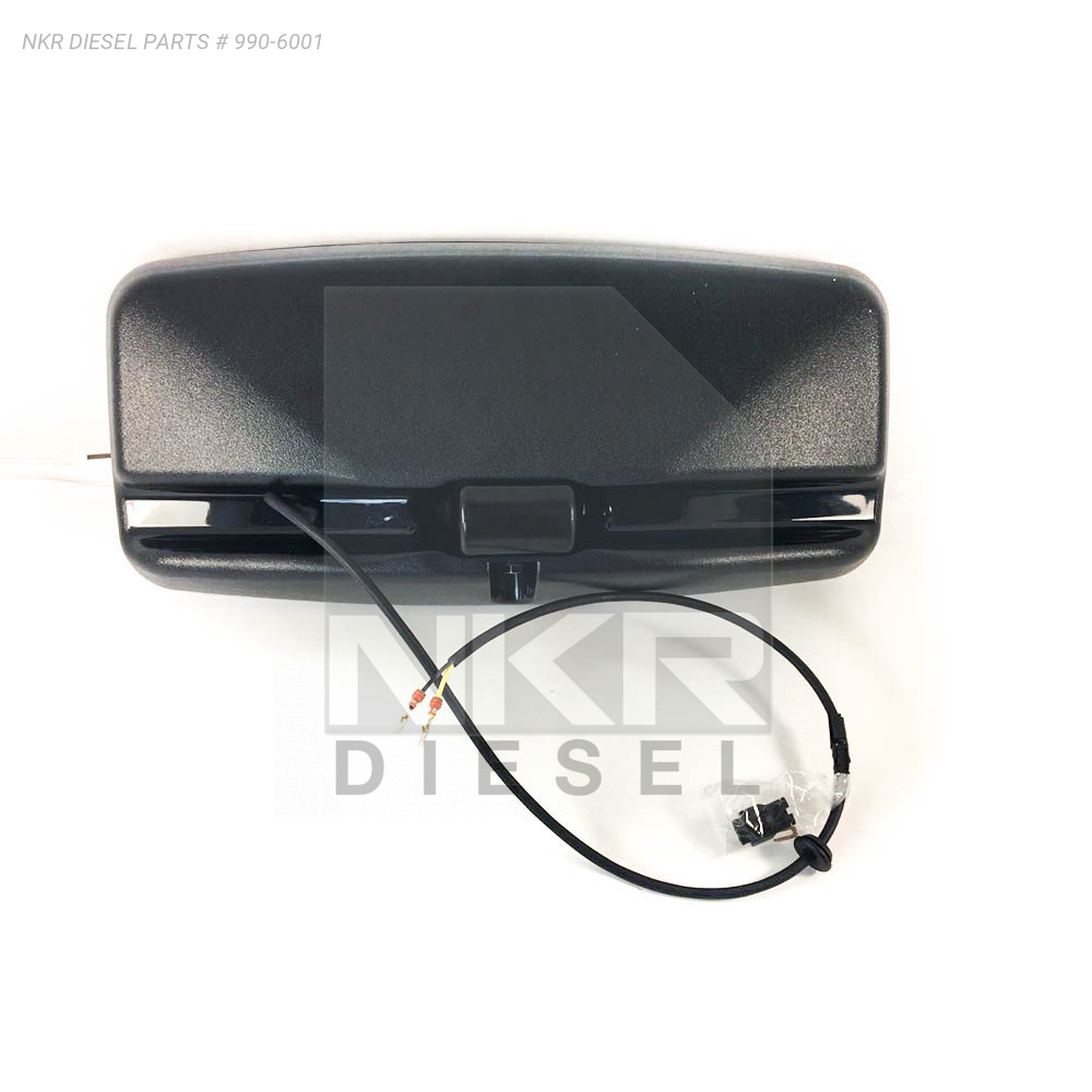 Front Black Manual Door Mirror For Isuzu Elf NPR NQR NKR NHR 1994-2007 | Standard Assembly